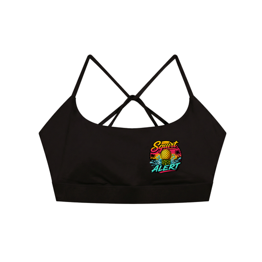 Squirt Alert Pineapple Sports Bra